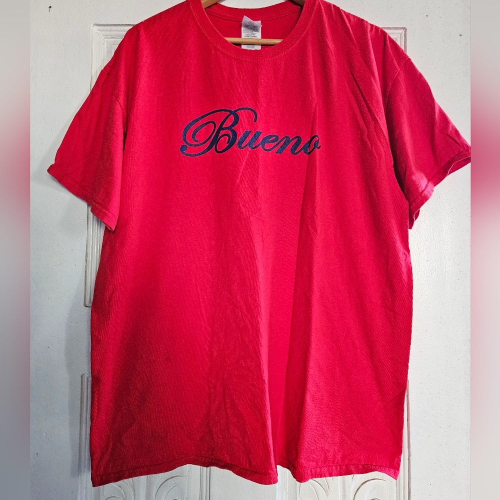 Men's Red Cotton Sailing TSHIRT Size XL